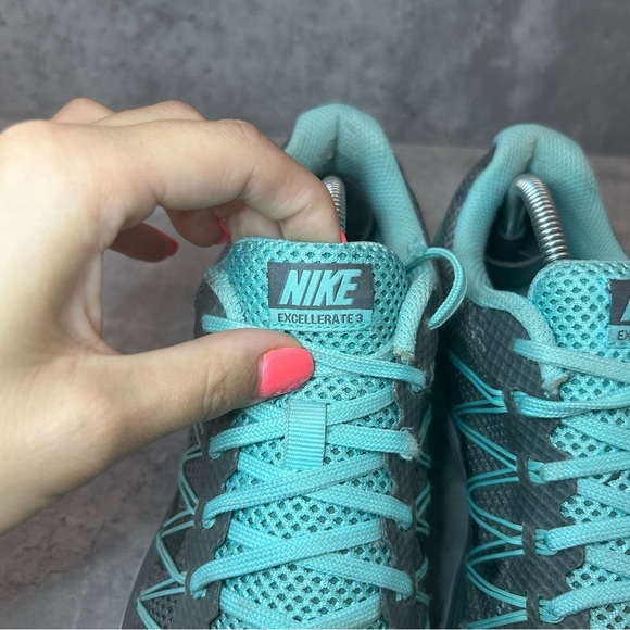 Nike Excellerate 3 Running Shoes 703073-004 Womens sz 8 - grey/teal - Picture 7 of 7
